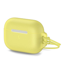 Чехол Baseus Let''s go Jelly Lanyard для iPods pro Жёлтый (с жёлтым ремешком)