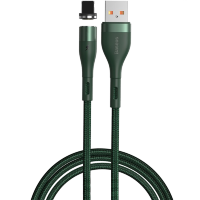 Кабель Baseus Zinc Magnetic USB - Lightning 2.4A 1м Зеленый